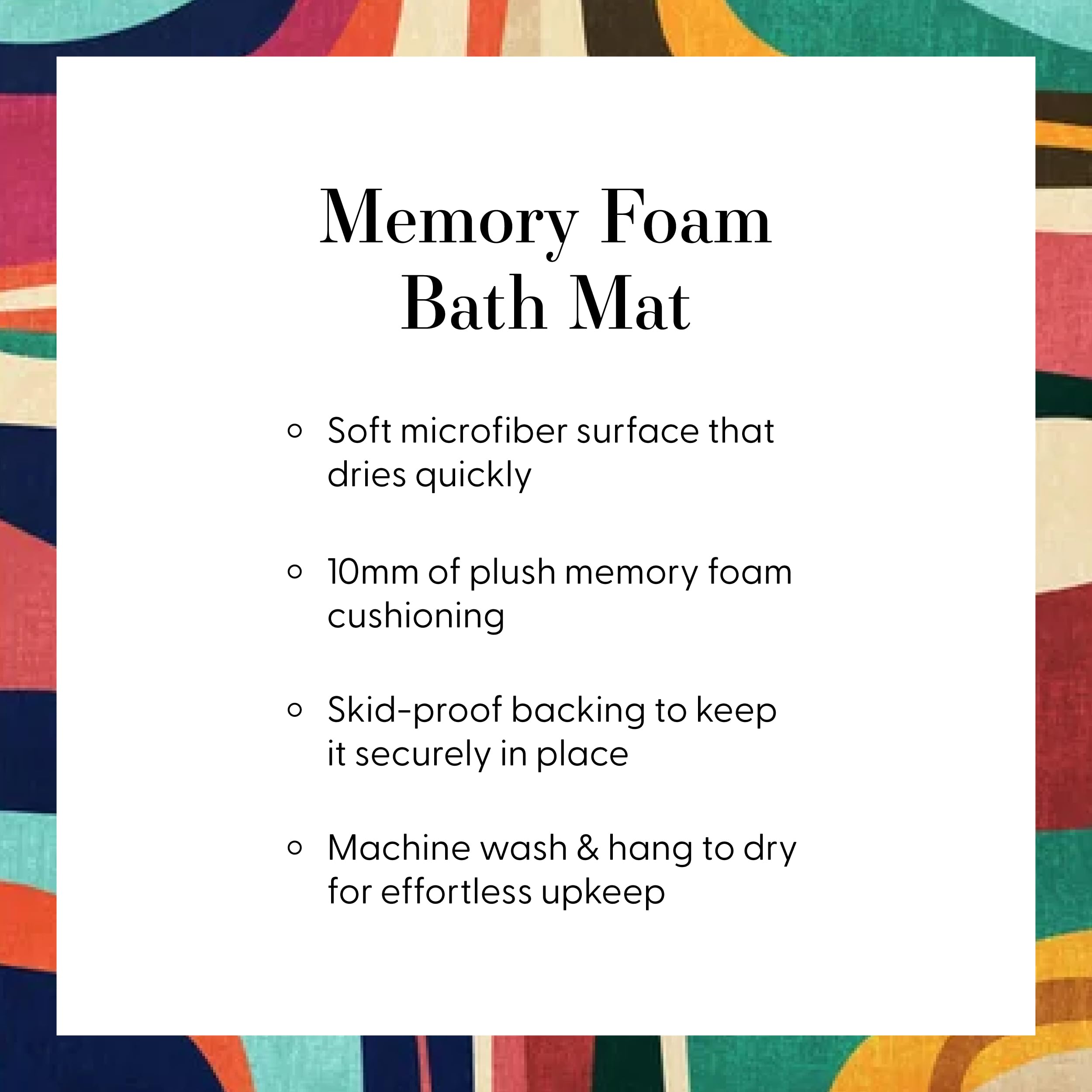 Society6 Bath Mat - Bathroom Decor by Alisa Galitsyna - Non-Slip Memory Foam Bathroom Rugs, Soft Microfiber, Machine Washable, 17" x 24", Red and Pink Berries - Image 3